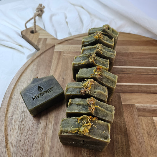 jabón artesanal de aloe vera orgánico que hidrata profundamente