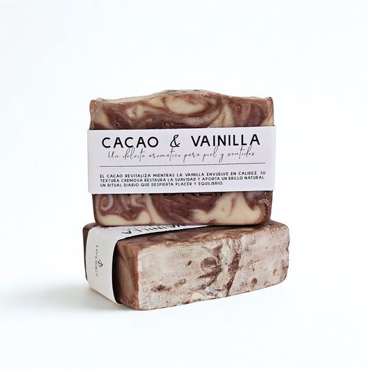 jabón natural de cacao